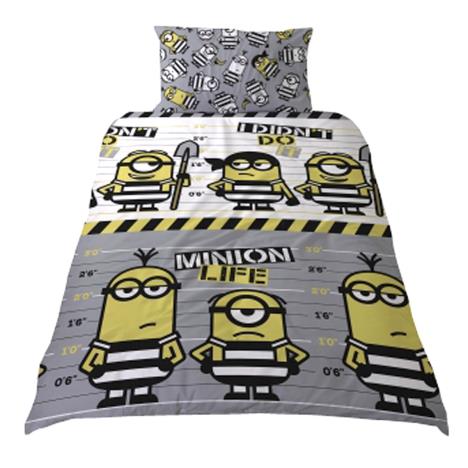 Despicable Me Jailbird Reversible Single Duvet Cover Bedding Set £6.99